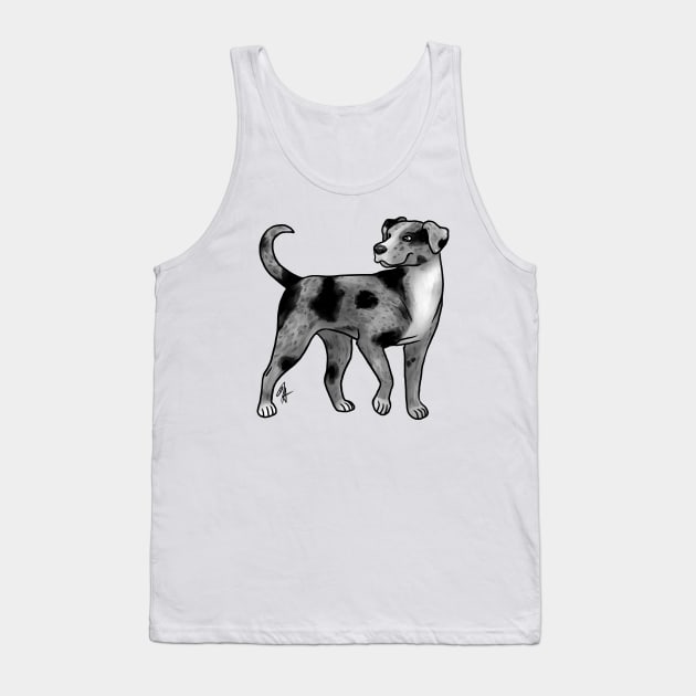 Dog - Catahoula Leopard Dog - Blue Leopard Tank Top by Jen's Dogs Custom Gifts and Designs